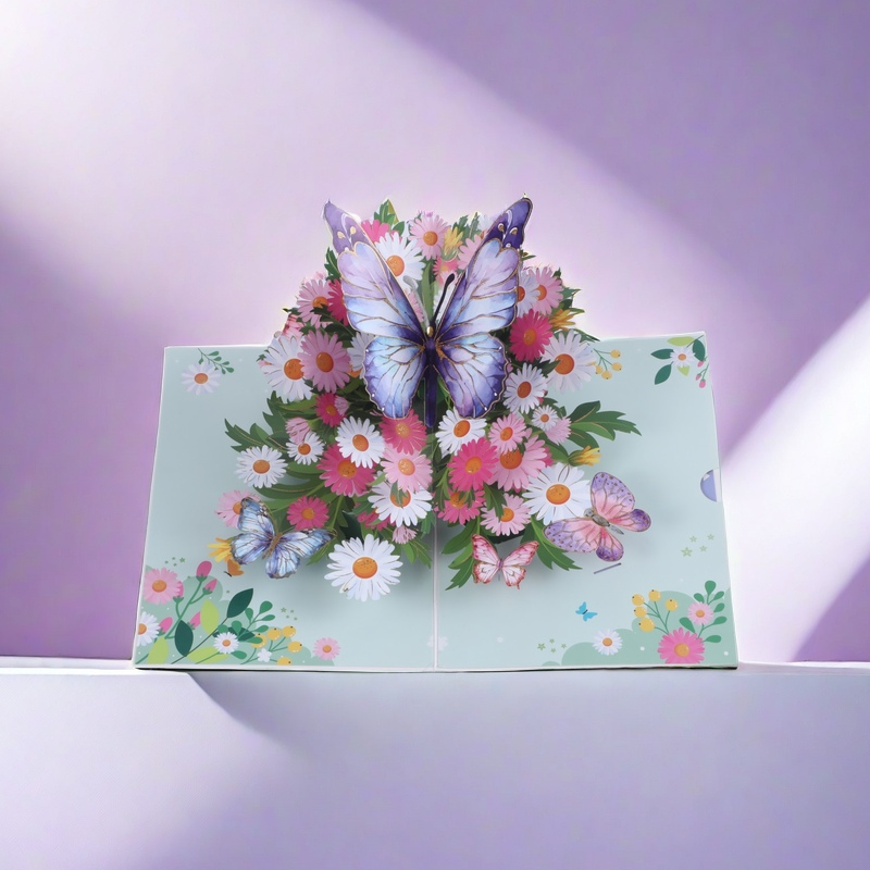 Dawn Bloom Butterfly 3D Pop-Up Card