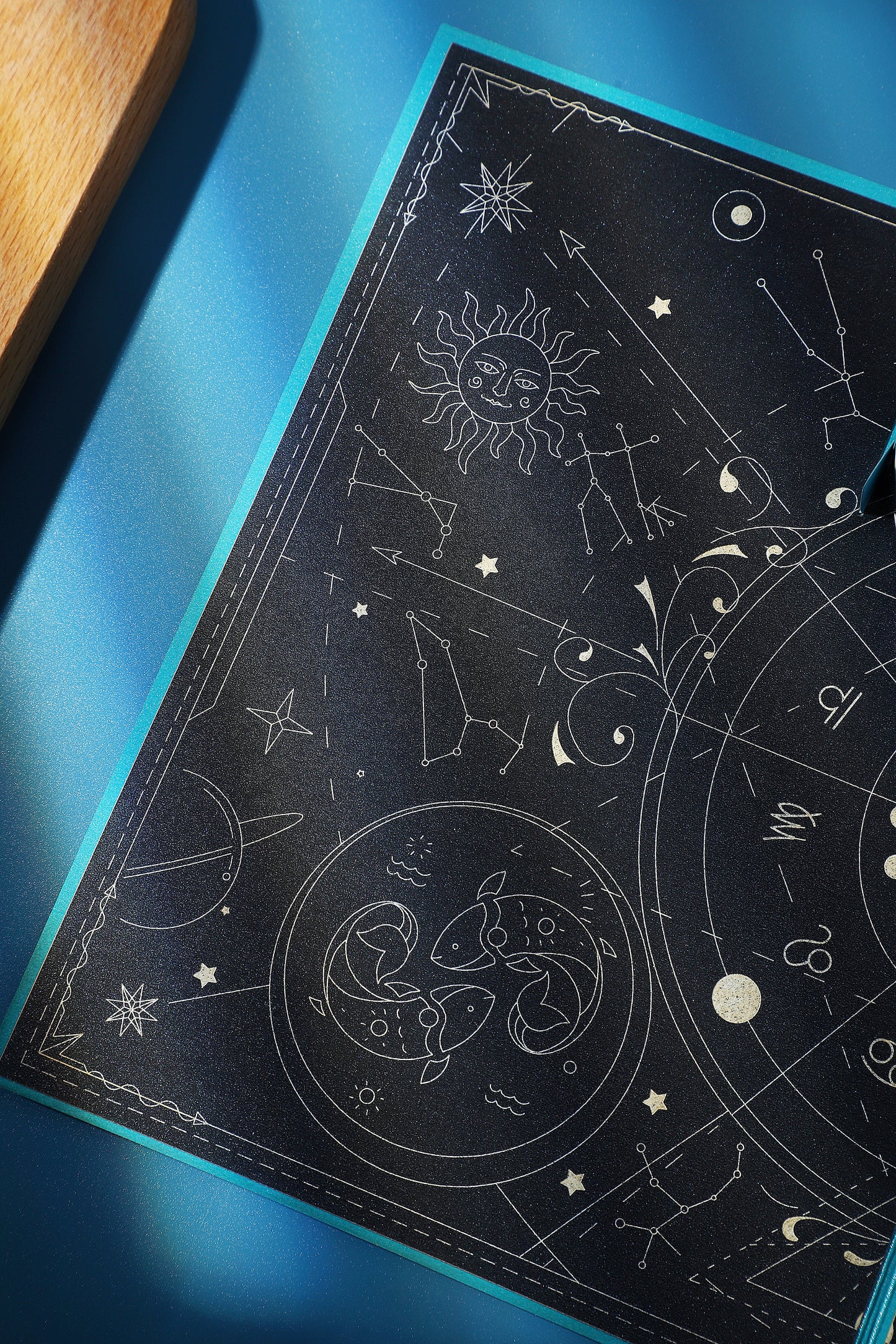 Pisces Zodiac Handmade 3D Pop-Up Card