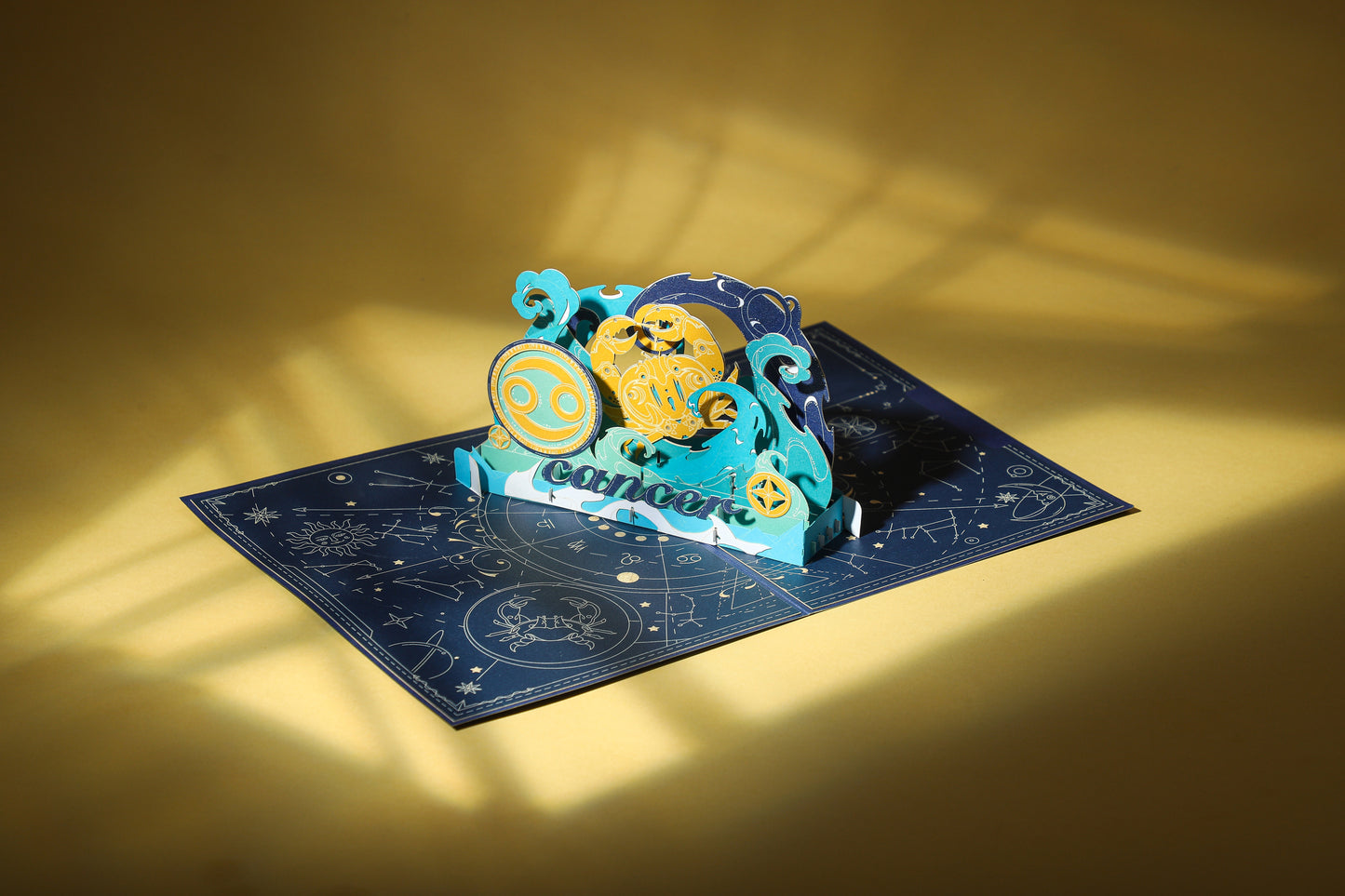 Cancer Zodiac Handmade 3D Pop-Up Card