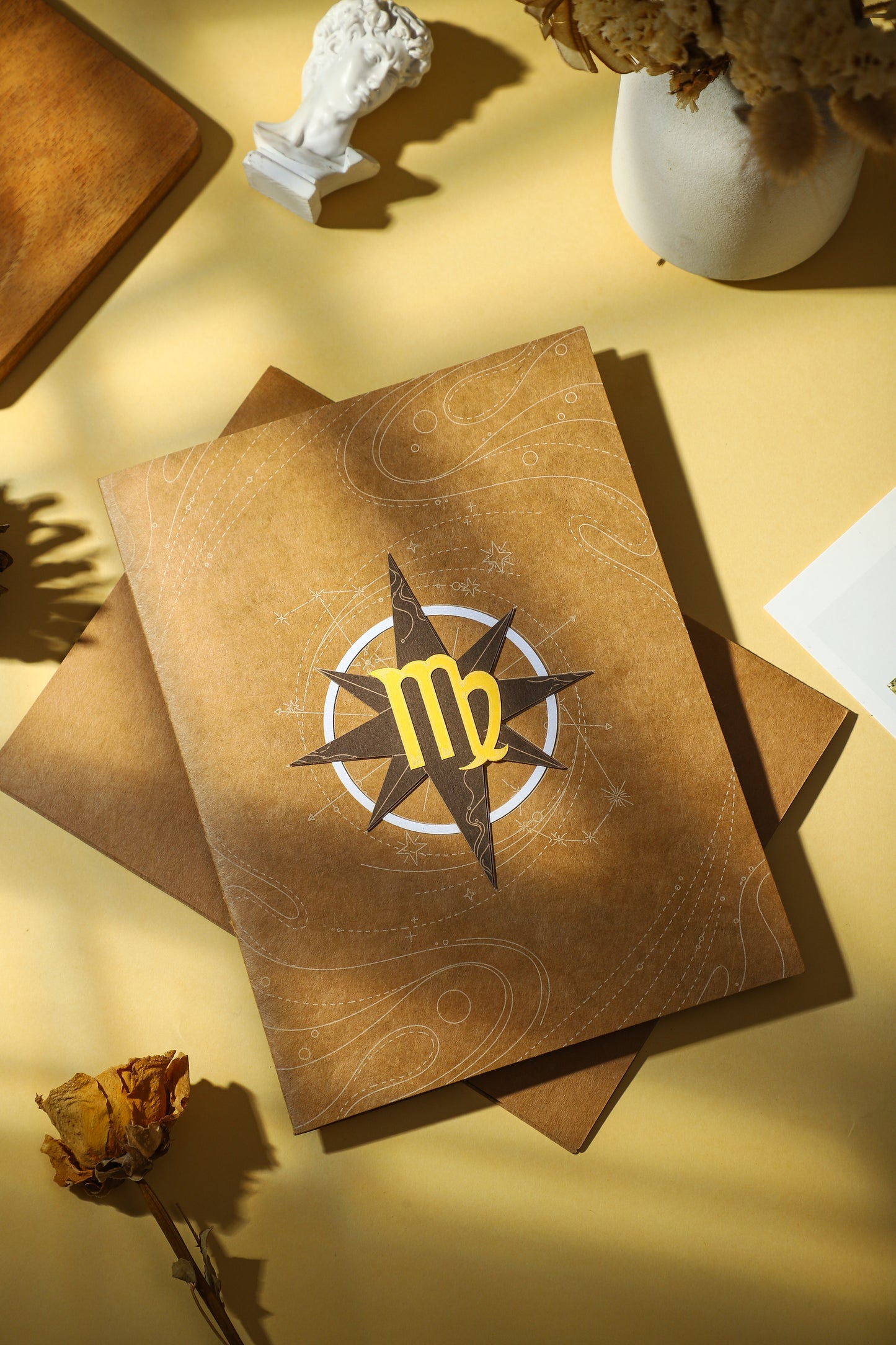 Virgos Zodiac Handmade 3D Pop-Up Card