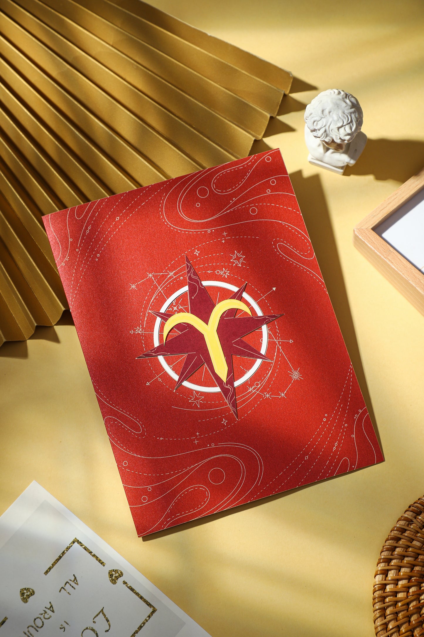 Aries Ram Handmade 3D Pop-Up Card