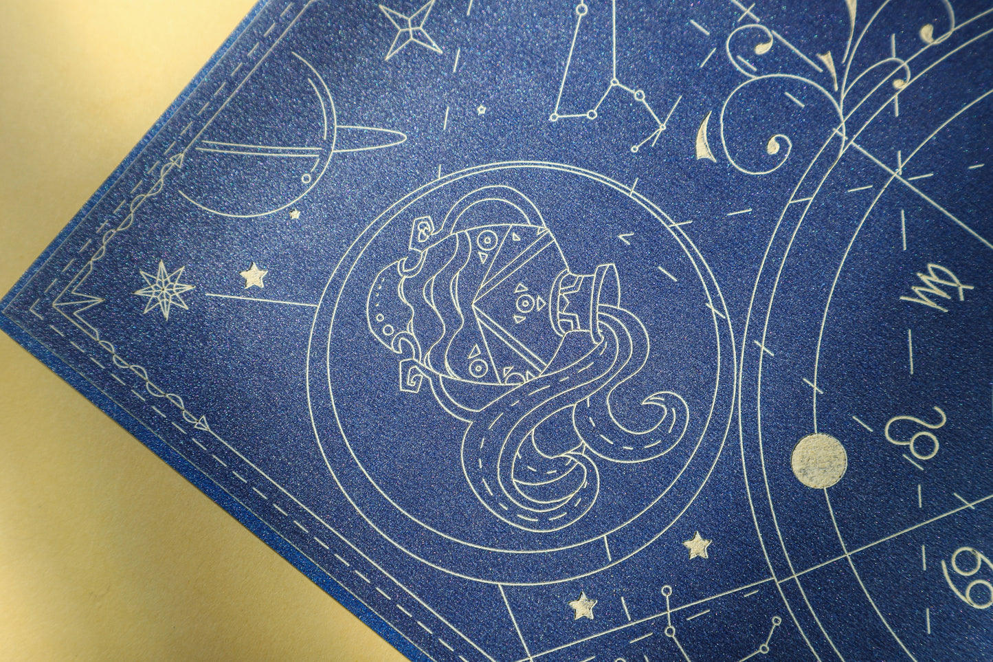 Aquarius Zodiac Handmade 3D Pop-Up Card