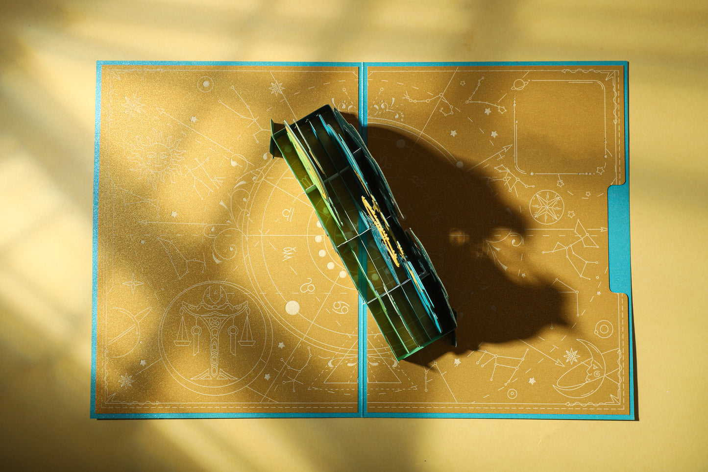 Libra Zodiac Handmade 3D Pop-Up Card