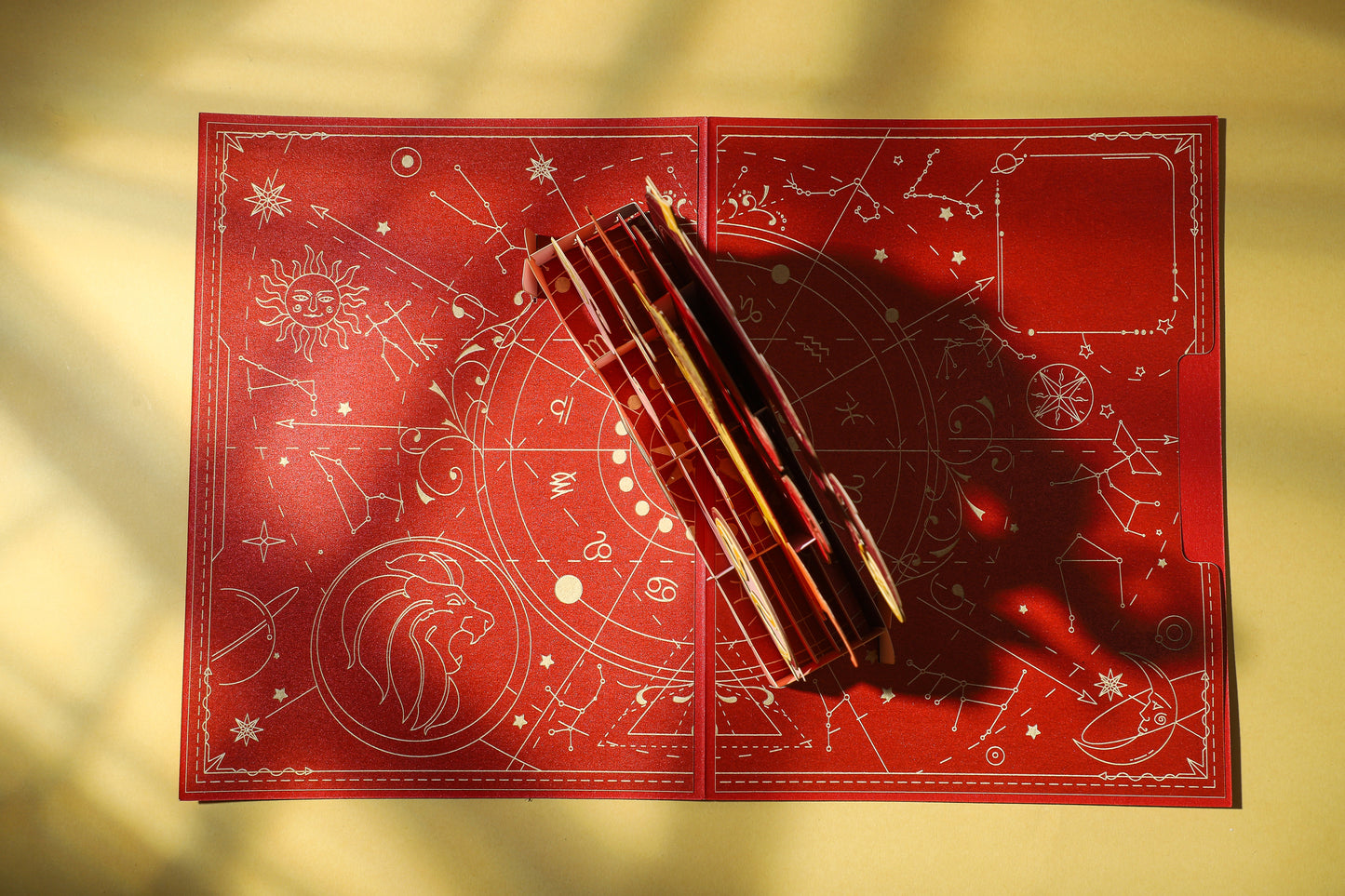 Leo Zodiac Handmade 3D Pop-Up Card