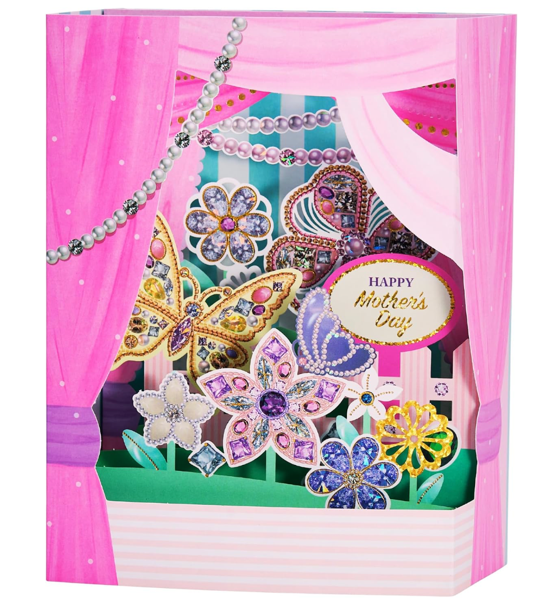 Jewelry-Inspired 3D Pop-Up Mother’s Day Card