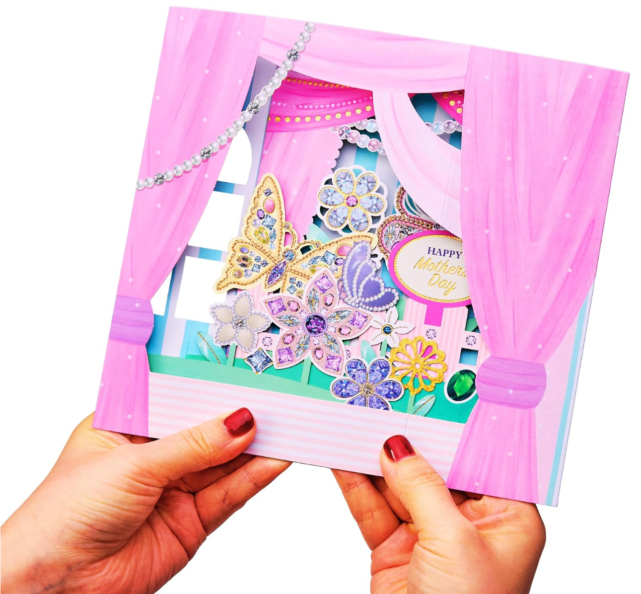 Jewelry-Inspired 3D Pop-Up Mother’s Day Card