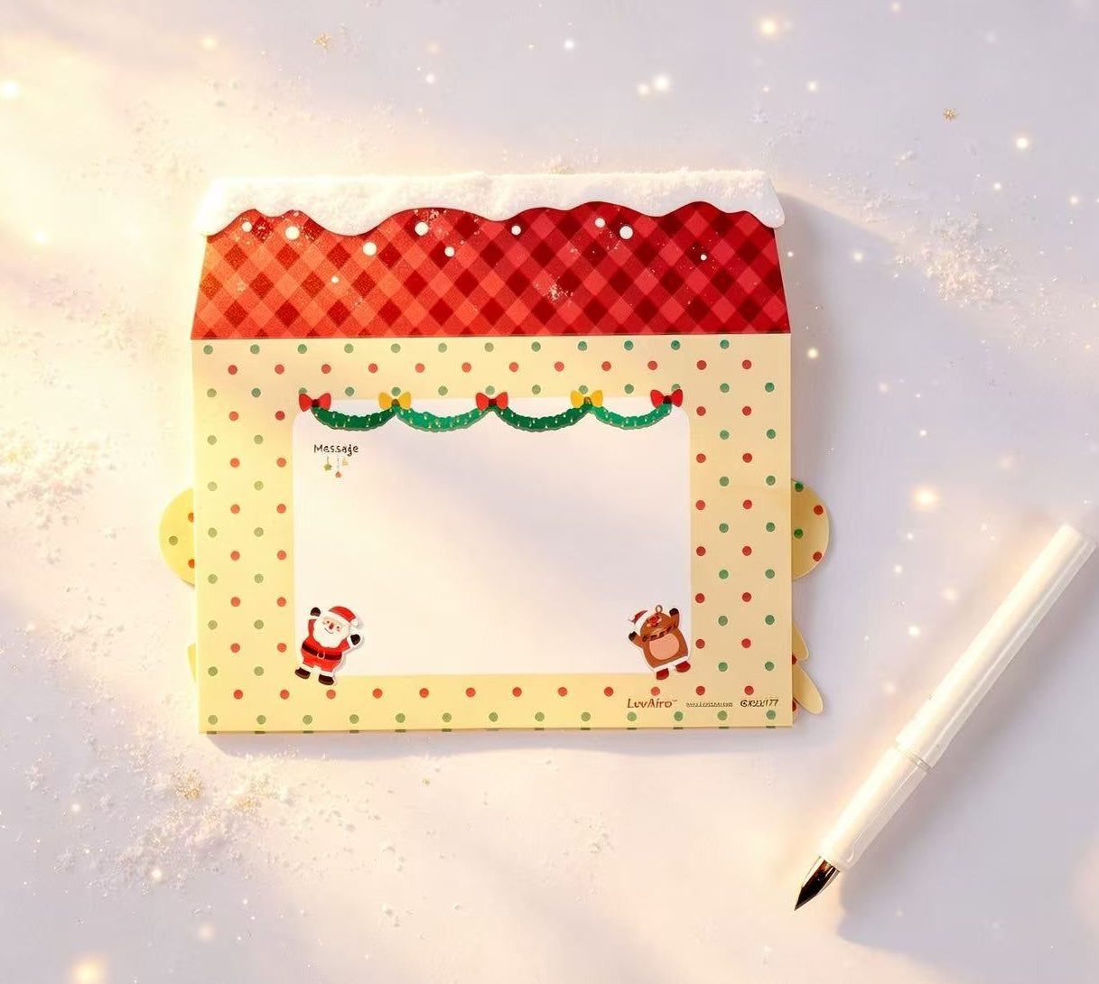 The Handcrafted 3D Christmas Shop Pop-Up Card