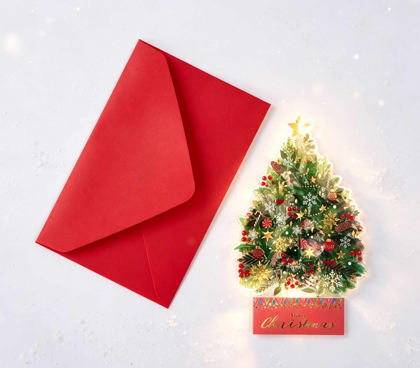 The Handcrafted 3D Christmas Tree Pop-Up Card