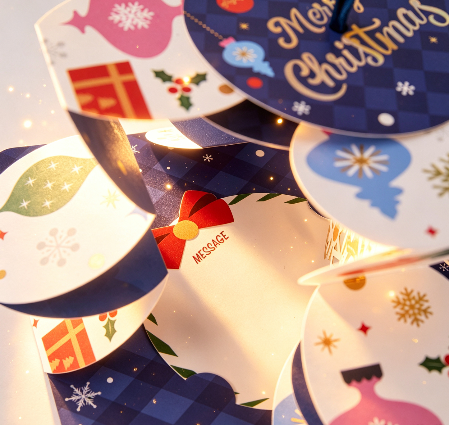 The Handcrafted 3D Christmas Light Pop-Up Card