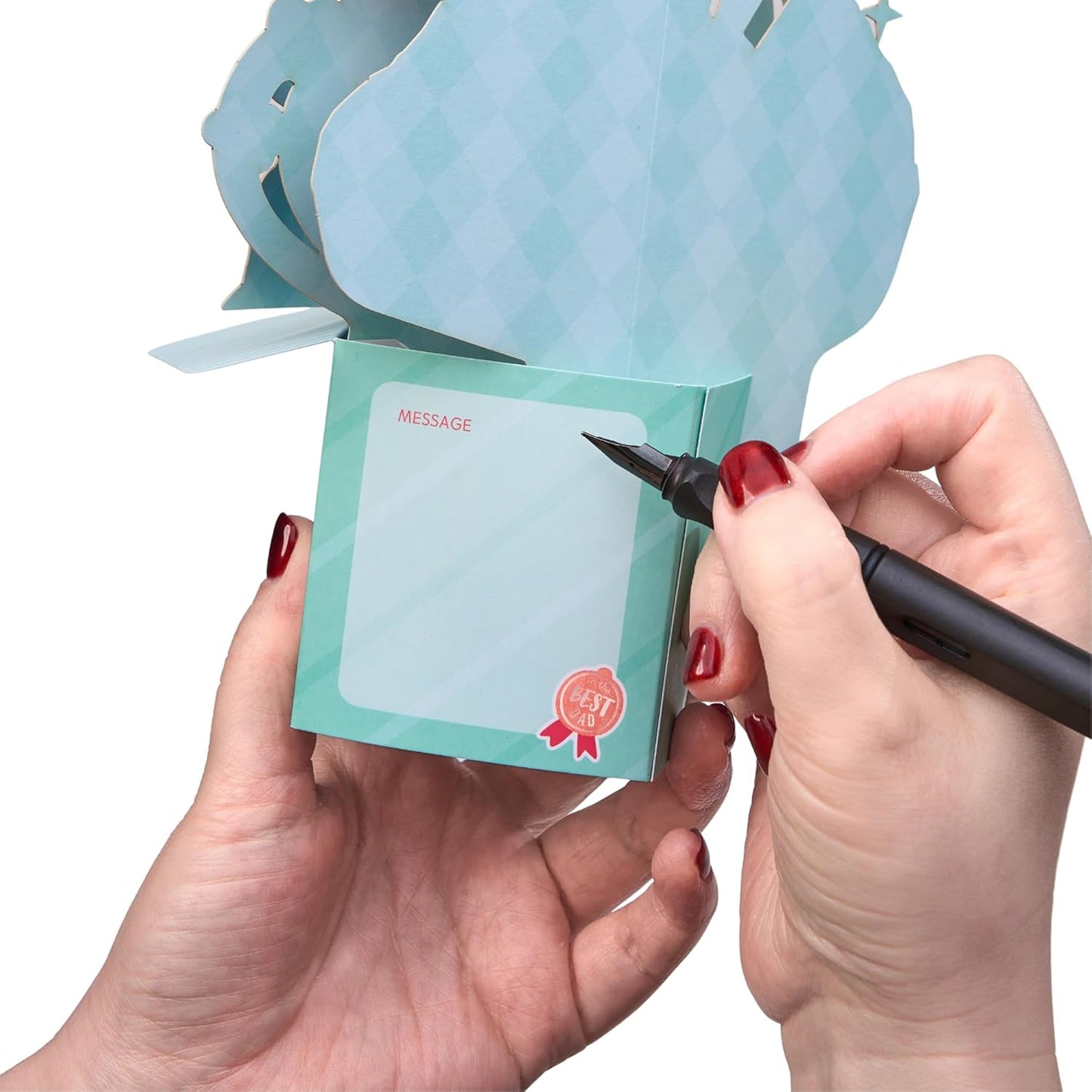 Super Dad Handmade 3D Pop-Up Card