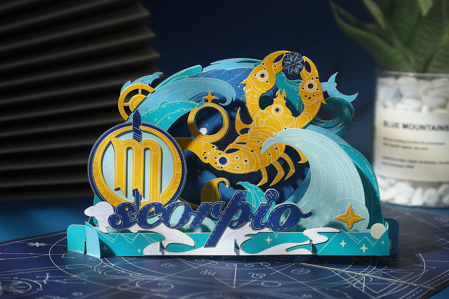 Scorpio Zodiac Handmade 3D Pop-Up Card