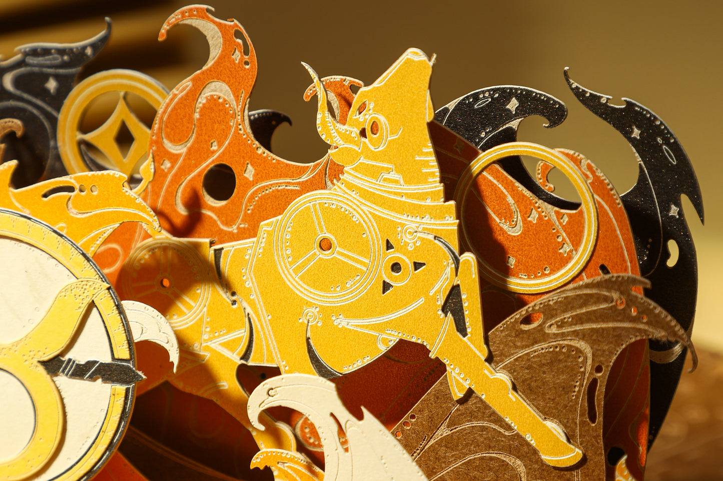 Taurus Bull Zodiac Handmade 3D Pop-Up Card