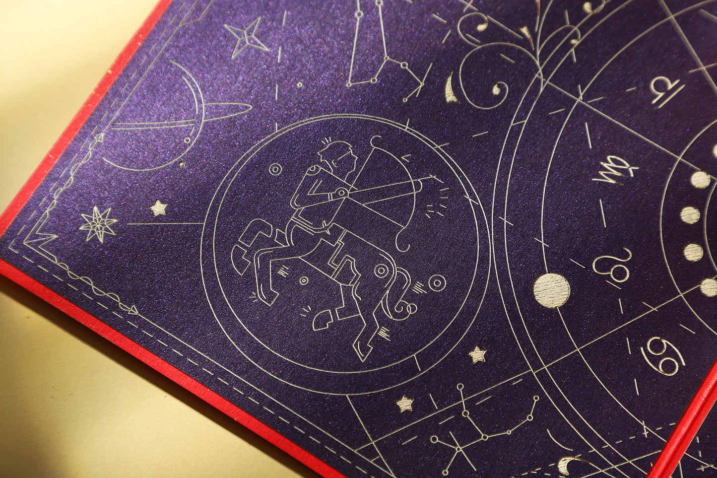 Sagittarius Constellation Handmade Pop-Up Card