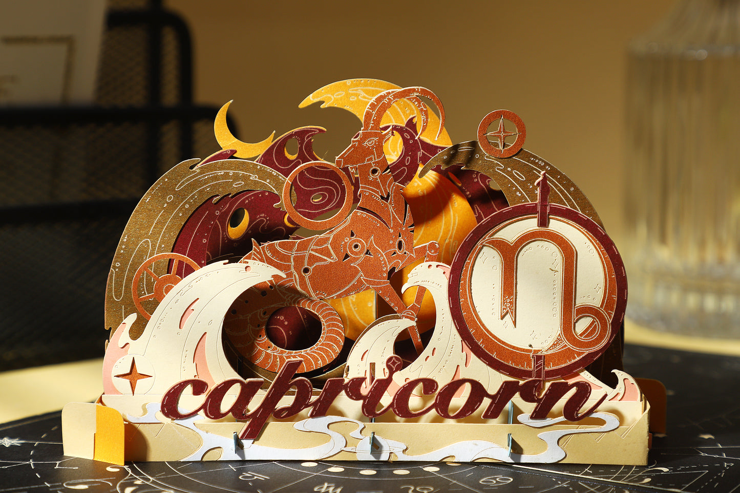 Capricorn Zodiac Handmade 3D Pop-Up Card