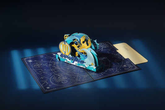 Scorpio Zodiac Handmade 3D Pop-Up Card